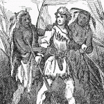 Shawnee men capturing Daniel Boone