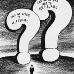 “The Bigger Question,” a political cartoon
