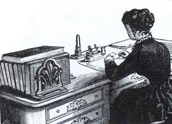 Woman at desk