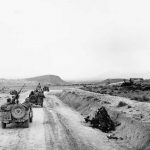 Soldiers scouting Kasserine Pass, 1943