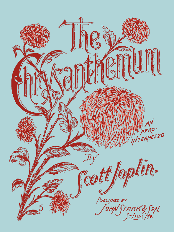 Chrysanthemum sheet music cover