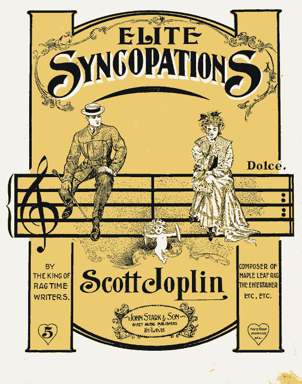 Elite Syncopations sheet music cover