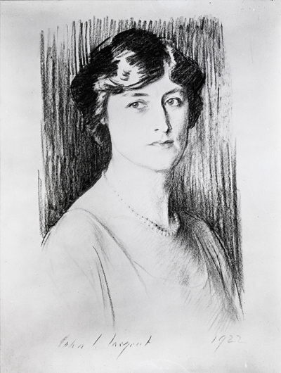 Lucy Wortham James, 1922.