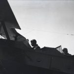Lindbergh in a plane