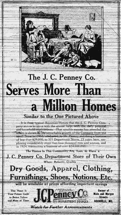 J. C. Penney advertisement
