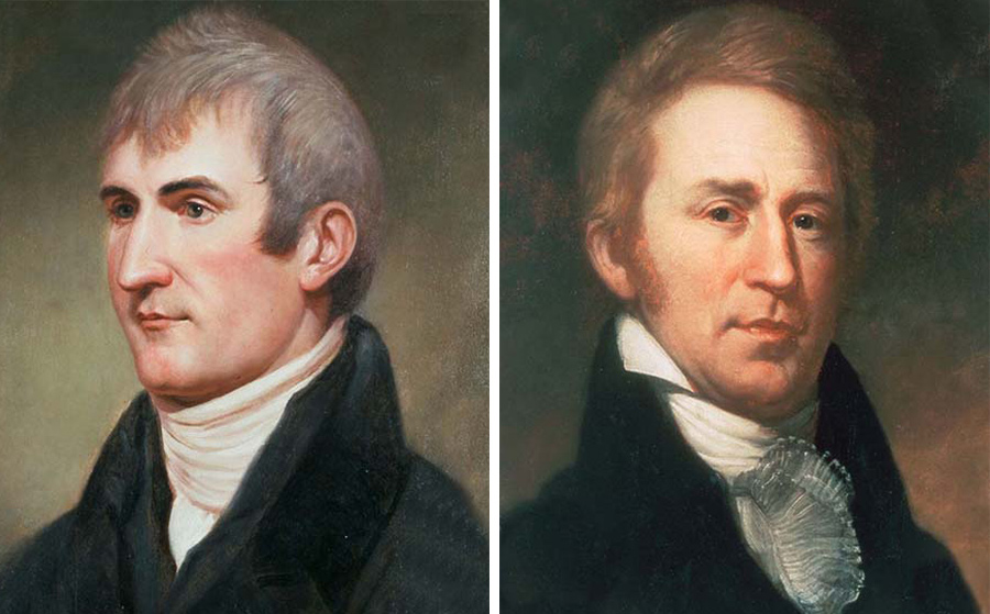 Meriwether Lewis and William Clark