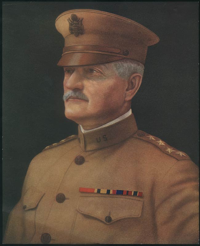 General John J Pershing PHOTO WORLD WAR I HERO Black Jack Pershing ARMY