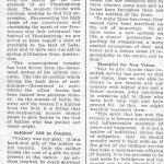 Pershing's 1918 Thanksgiving address