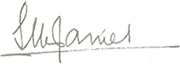 Lucy James signature