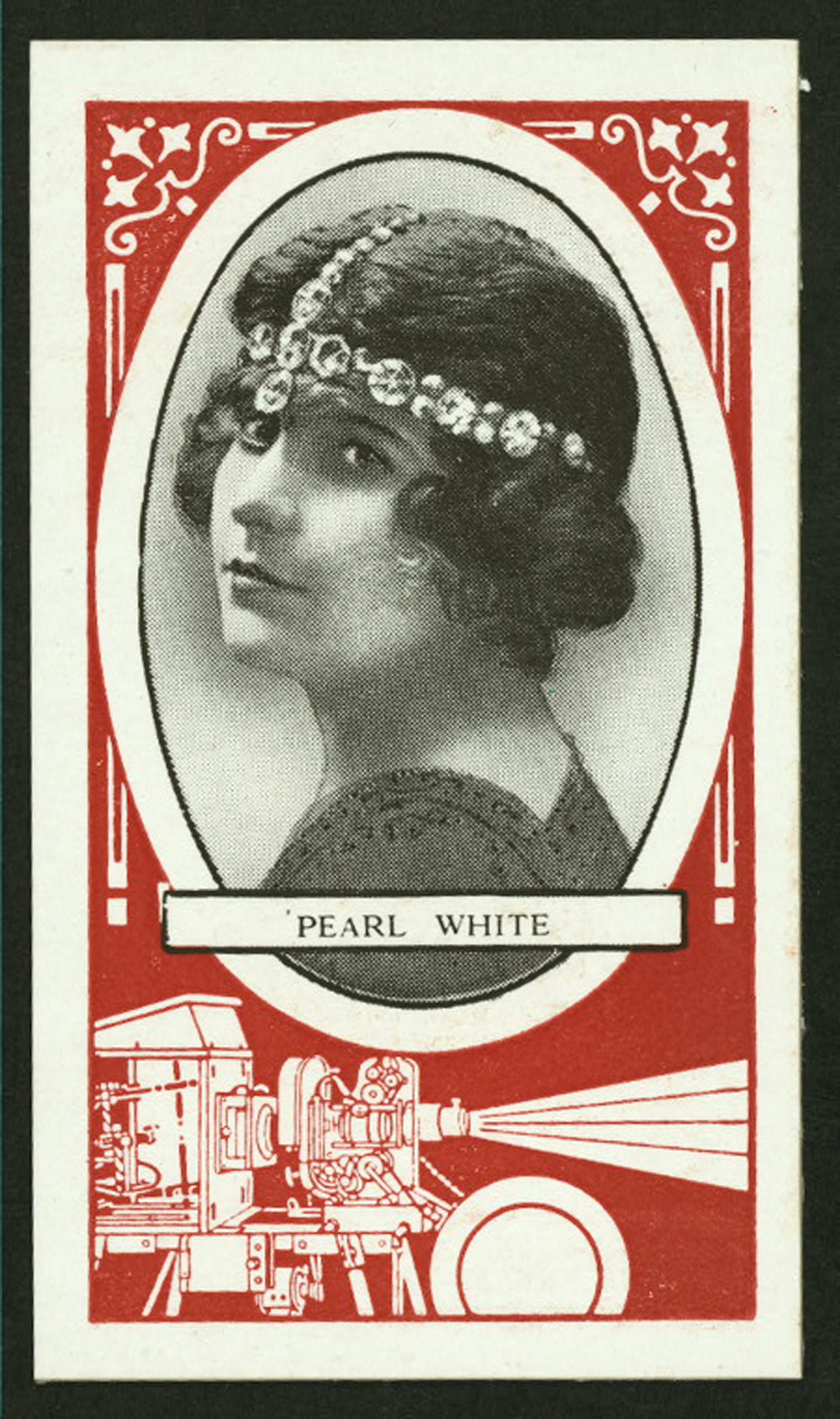 Pearl White Cigarette Card