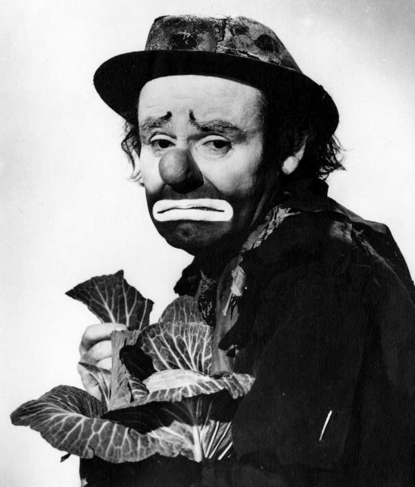 Emmett Kelly as “Weary Willie”