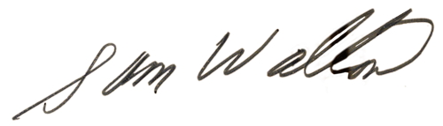 Sam Walton signature