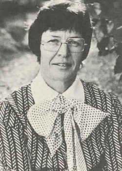 Dr. Mary Jo Wynn, ca. 1970s. [SMSU Sports Report, Issue no. 2, December-January 1978-1979. Courtesy of Linda Dollar]