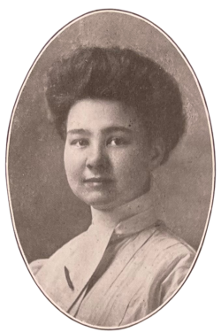 Anne Swainson, 1909. [University of Missouri, The Savitar, 1909, p. 64. SHS REF 378.778UMC V8 1909]